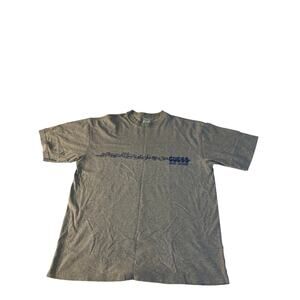 Vintage 90’s Y2k GUESS USA Men's XL Gray T-Shirt American Tradition Graphic Tee